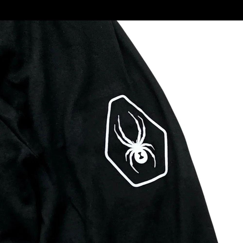 Spyder Men's Black Hoodie with Logo - Picture 2 of 5